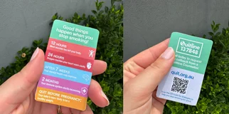 good things happen when you stop smoking card