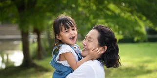 Mandarin mother child
