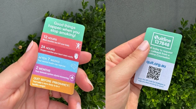 good things happen when you stop smoking card