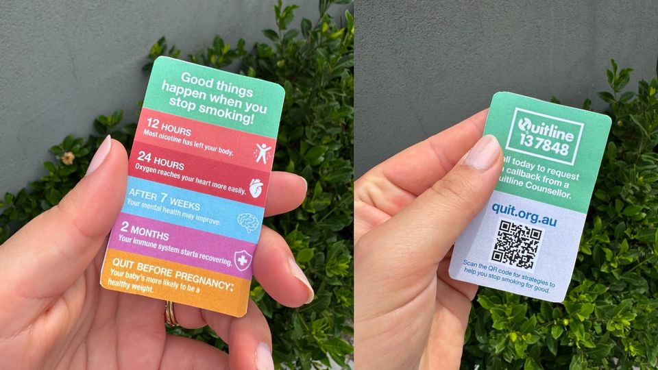 good things happen when you stop smoking card